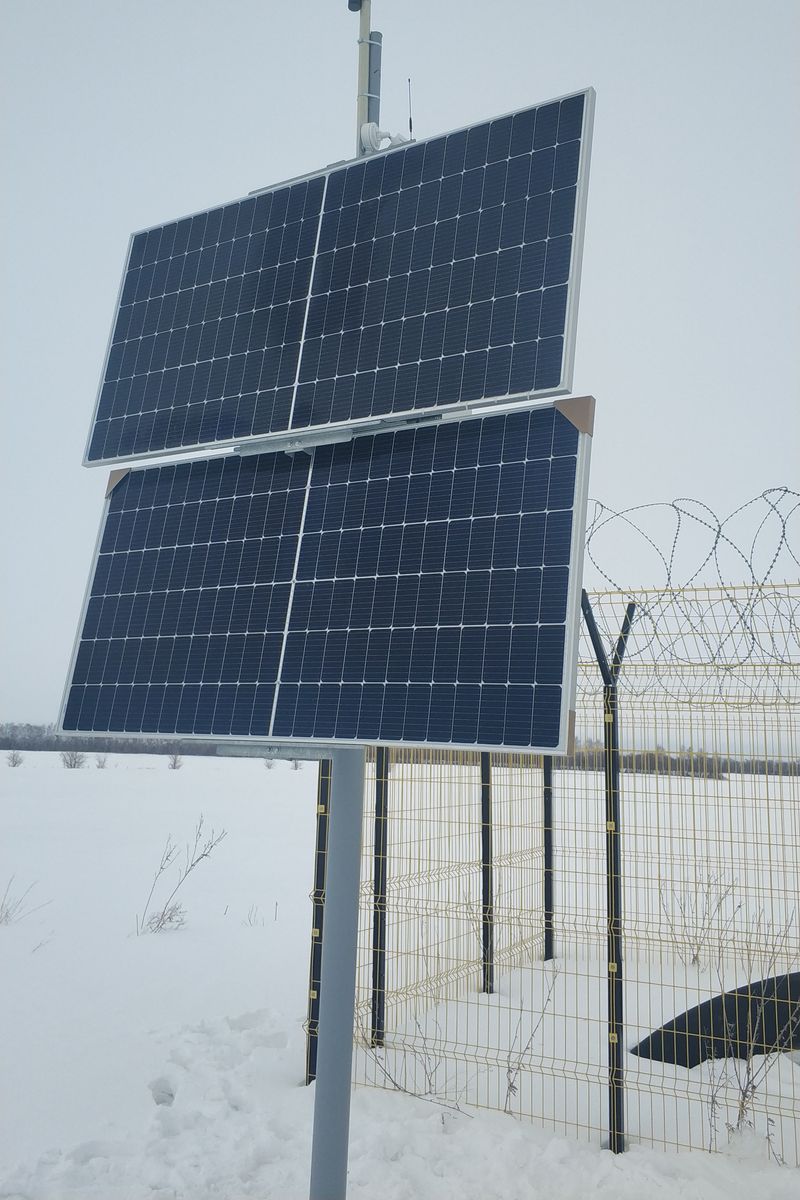 Монтаж Шкафа ТМ Solar, вид сбоку